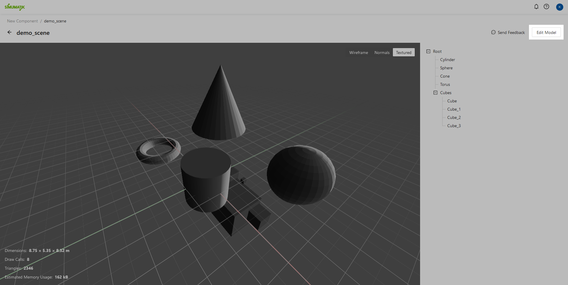 Edit Model button